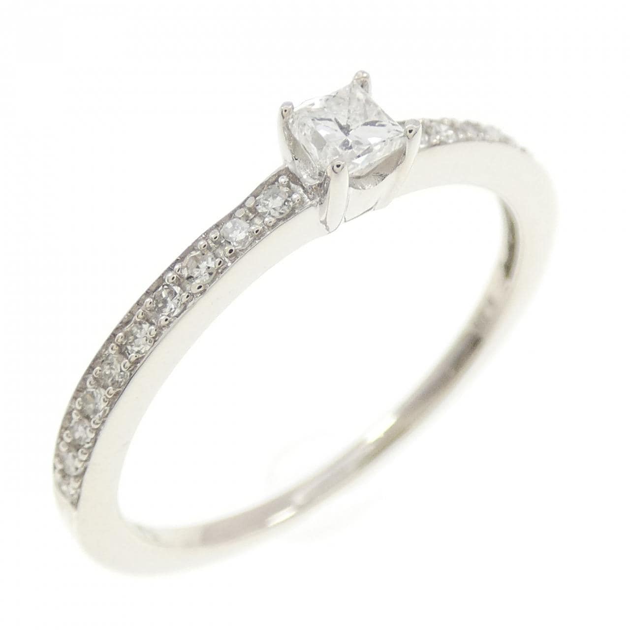 K18WG ダイヤモンド リング 0.20CT