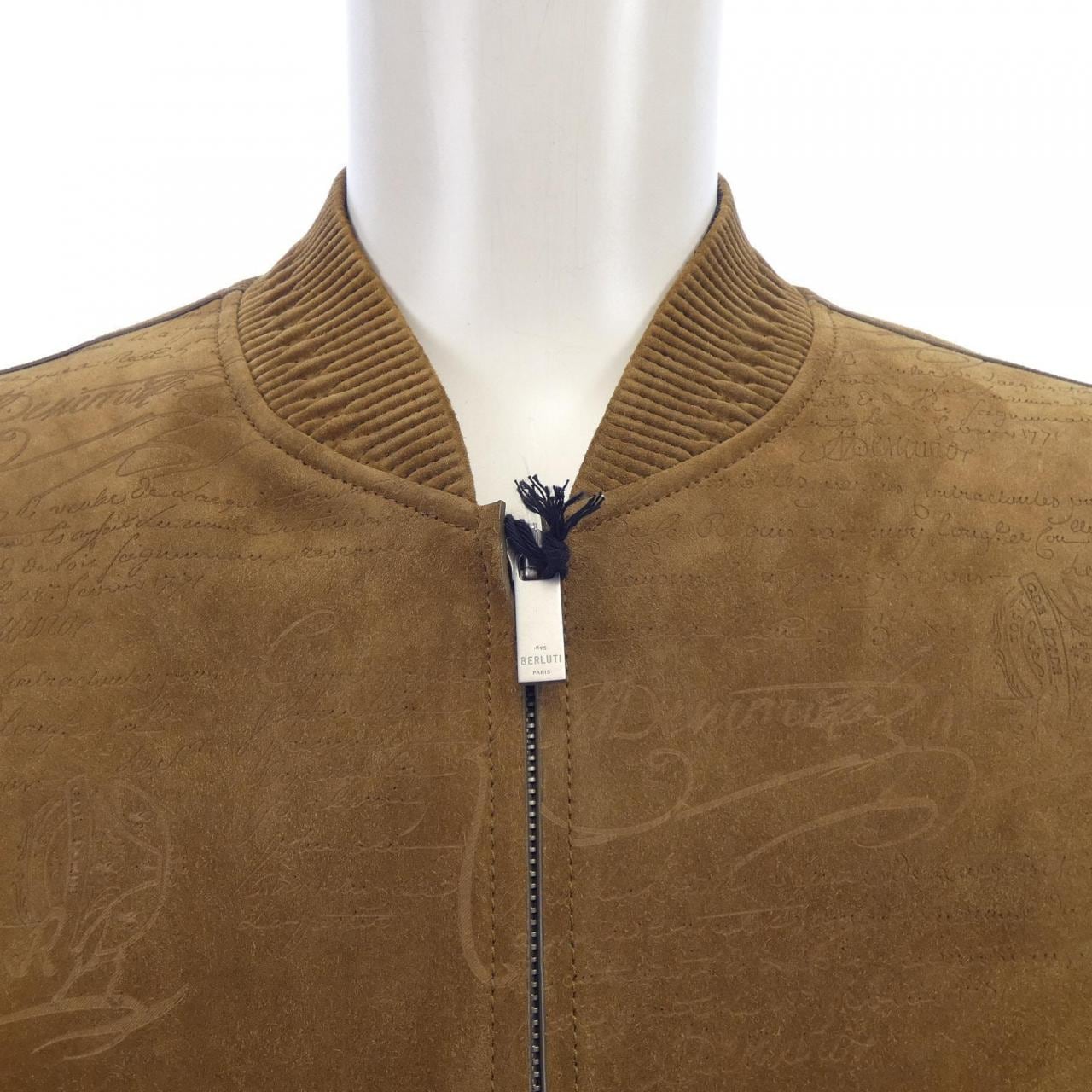 Berluti leather jacket