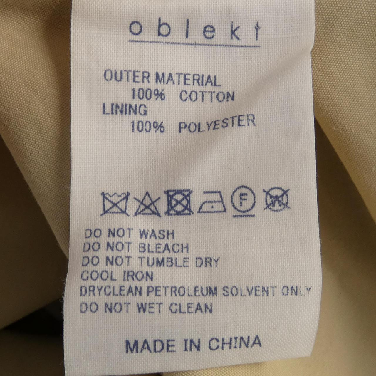 オブレクト oblekt コート