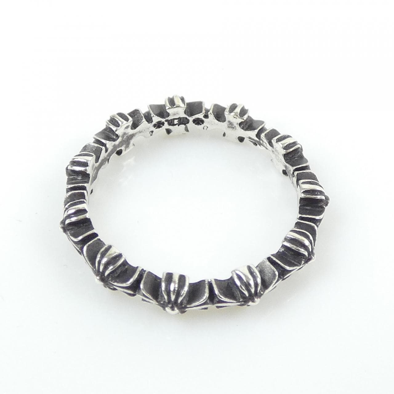 クロムハーツ CHROME HEARTS TINY E CH PLS BAND 207192003SLV RING