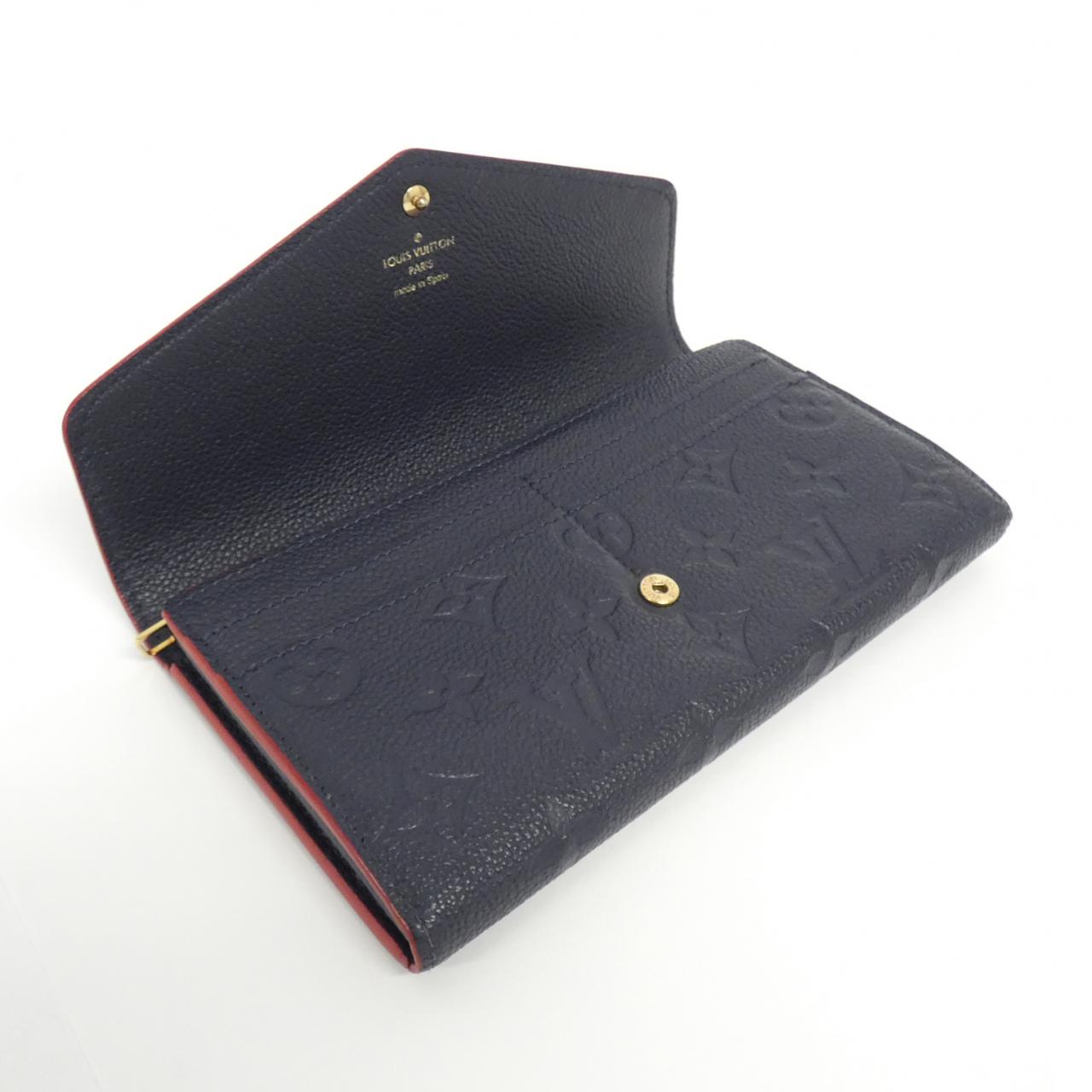 LOUIS VUITTON Monogram Empreinte Portefeuille Sarah M62125 皮夾