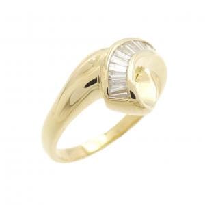 K18YG ダイヤモンド リング 0.31CT