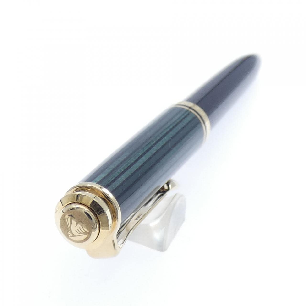 ペリカン スーベレーンK300緑縞 ボールペン