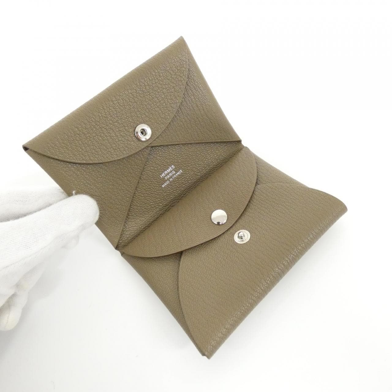 【未使用品】エルメス カルヴィ デュオ 082977CK コインケース