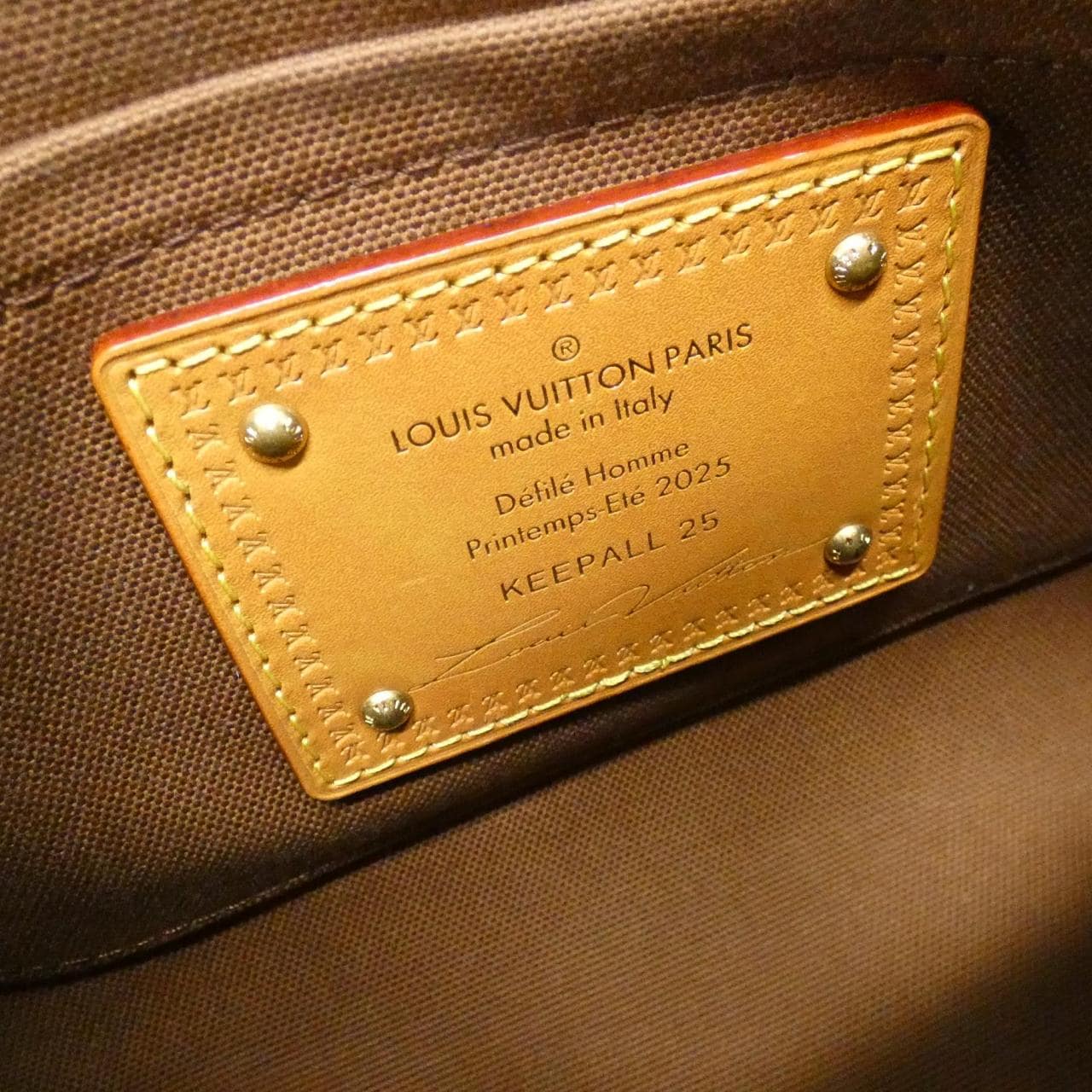 ルイヴィトン モノグラム レザー キーポル バンドリエール 25cm M14026 ボストンバッグ