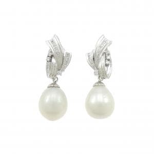 PT900/K14WG 白蝶パール イヤリング