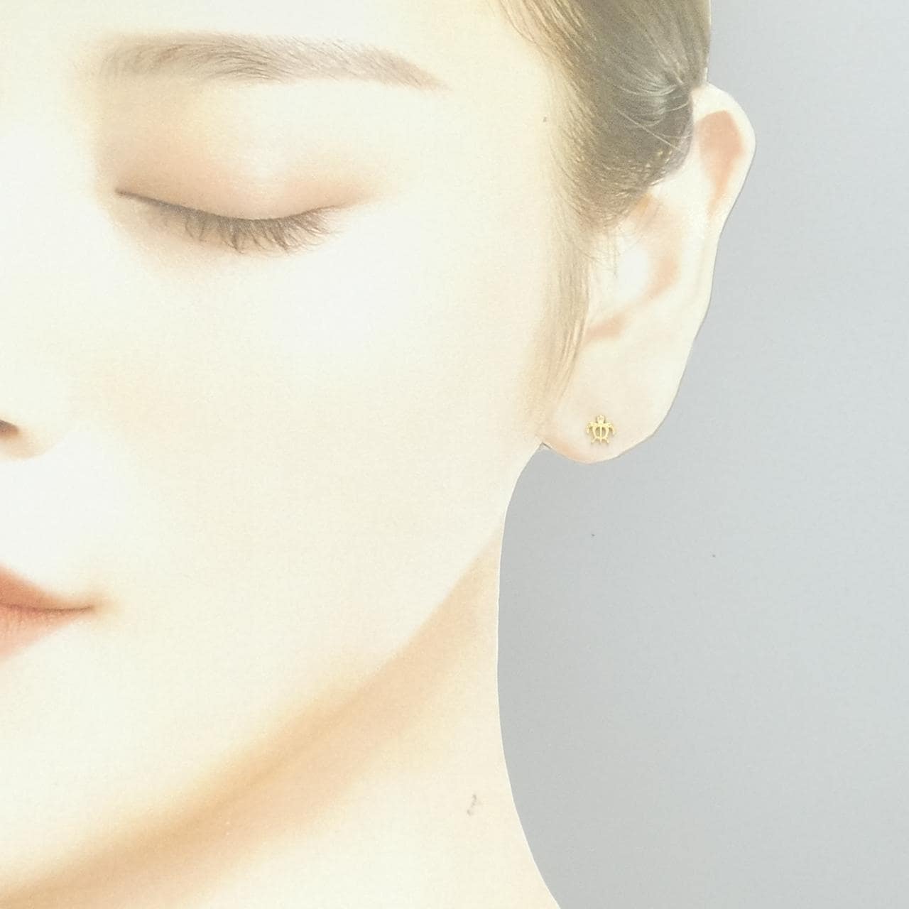 K18YG タートル ピアス