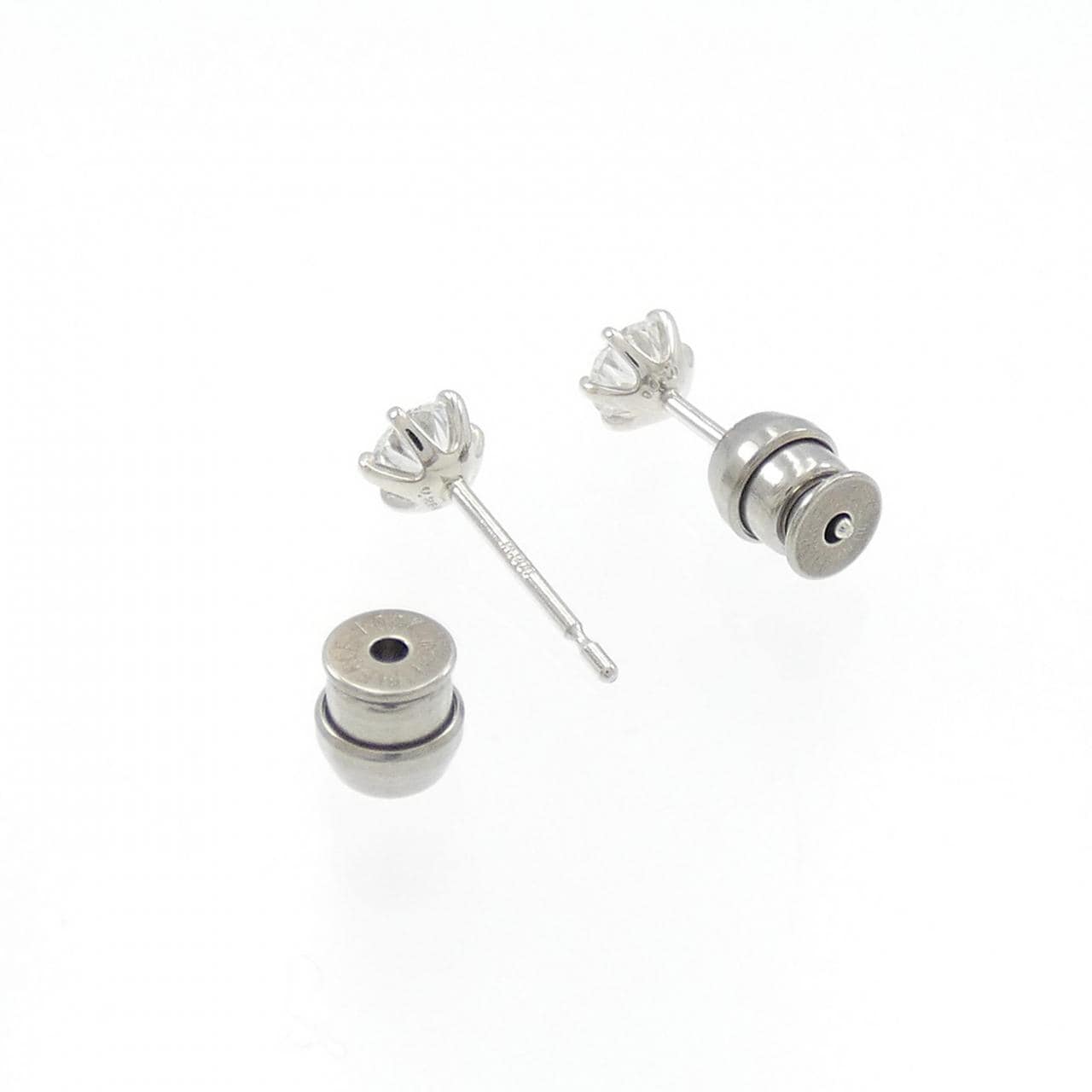 【リメイク】PT/ST ダイヤモンド ピアス 0.256CT 0.268CT D VS2-SI1 3EXT-EXT H&C