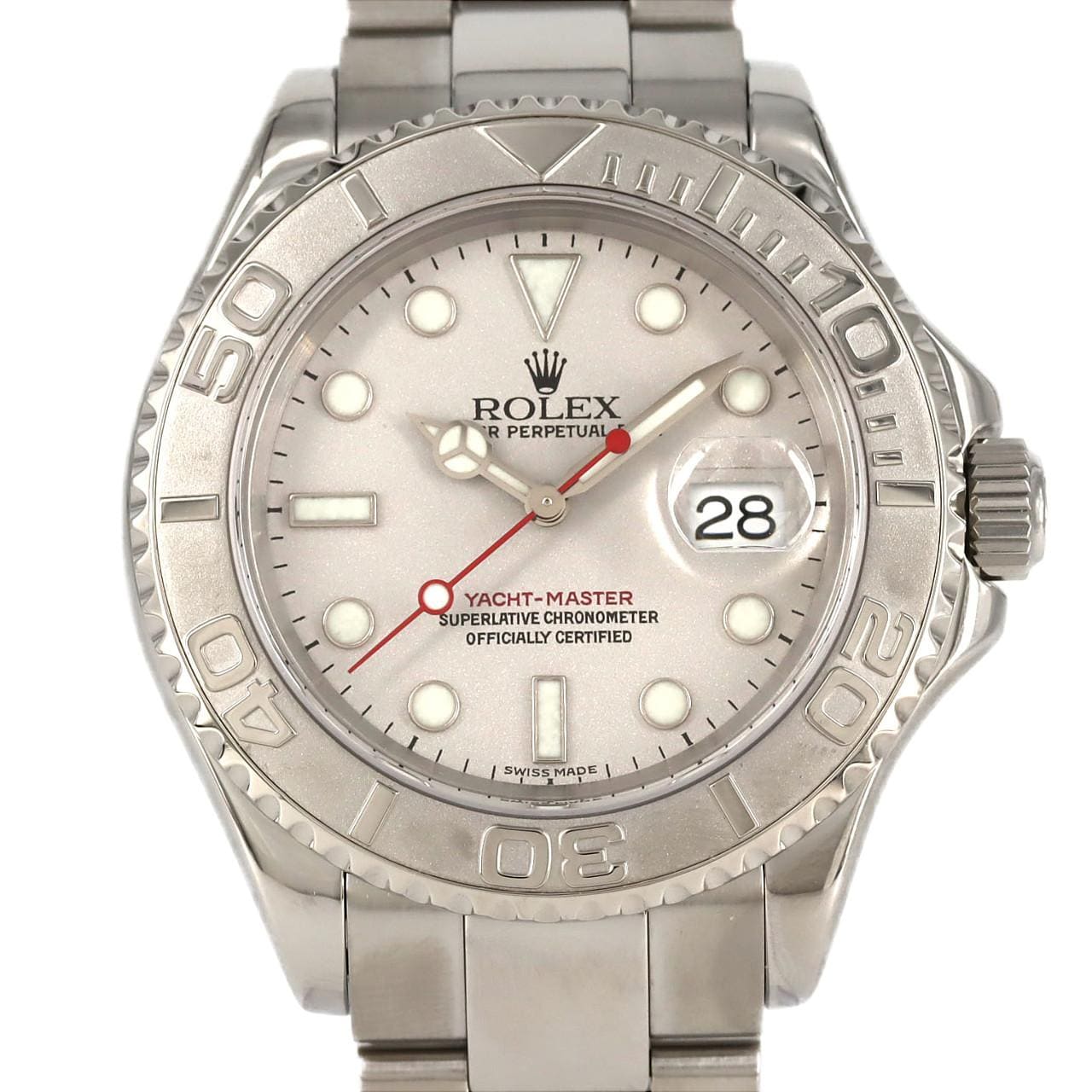 ロレックス ヨットマスターロレジウム 16622 SSxPT 自動巻 F番