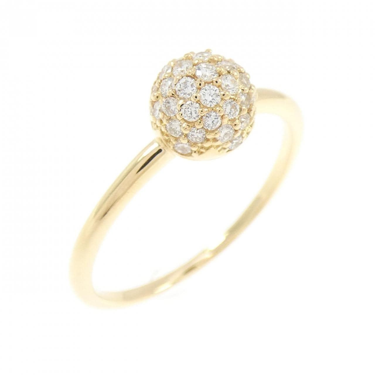【リメイク】K18YG ダイヤモンド リング 0.30CT