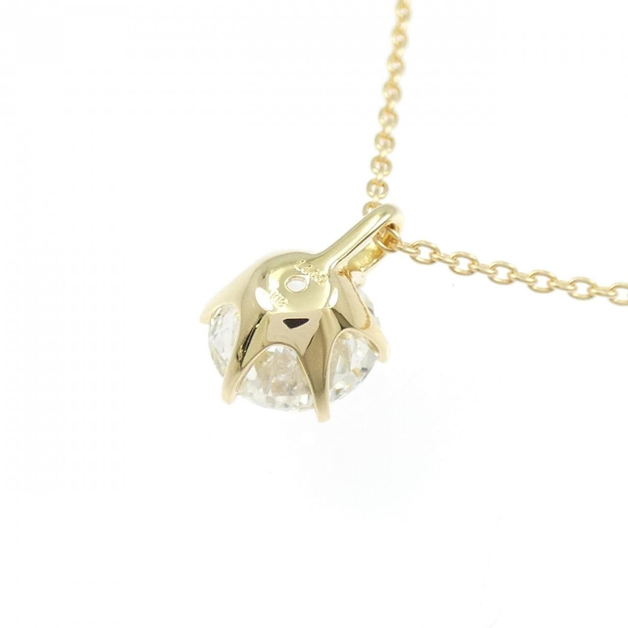 【リメイク】K18YG ダイヤモンド ネックレス 1.100CT H SI2 VG
