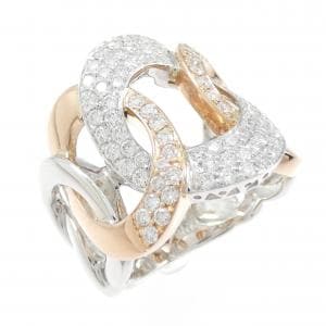 K18WG/K18PG ダイヤモンド リング 1.00CT