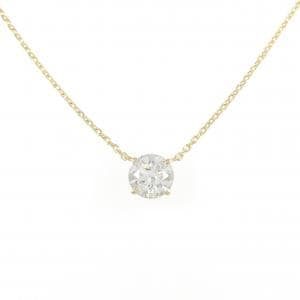 K18YG ダイヤモンド ネックレス 1.040CT H SI2 3EXT