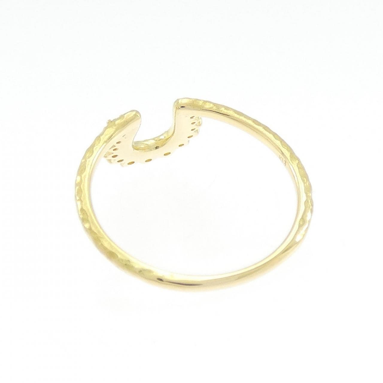 K18YG ダイヤモンド リング 0.12CT