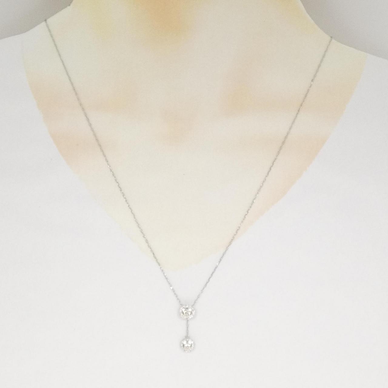 PT900/PT850 ダイヤモンド ネックレス 0.36CT