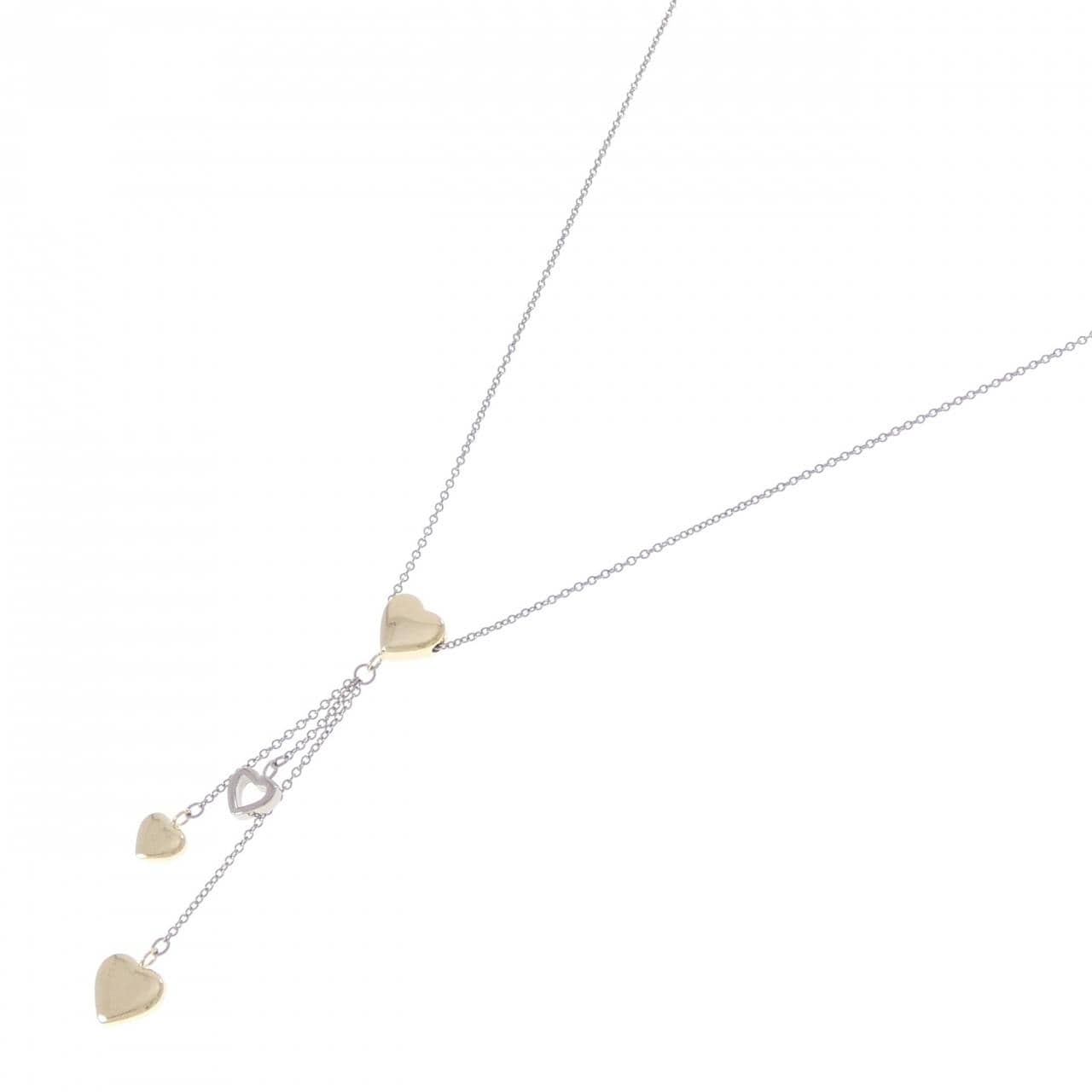 ティファニー マルチハートドロップペンダント ネックレス