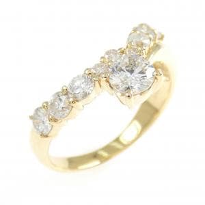 K18YG ダイヤモンド リング 1.00CT