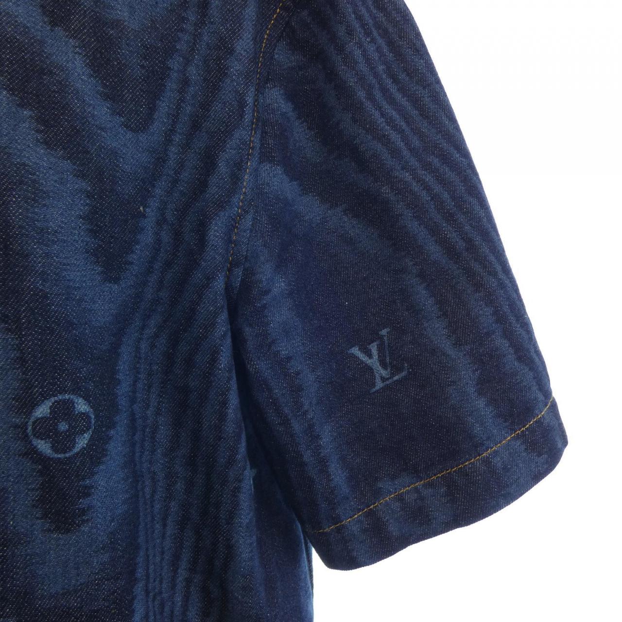 ルイヴィトン LOUIS VUITTON ショートスリーブ デニムシャツ HTS17WVON S/Sシャツ