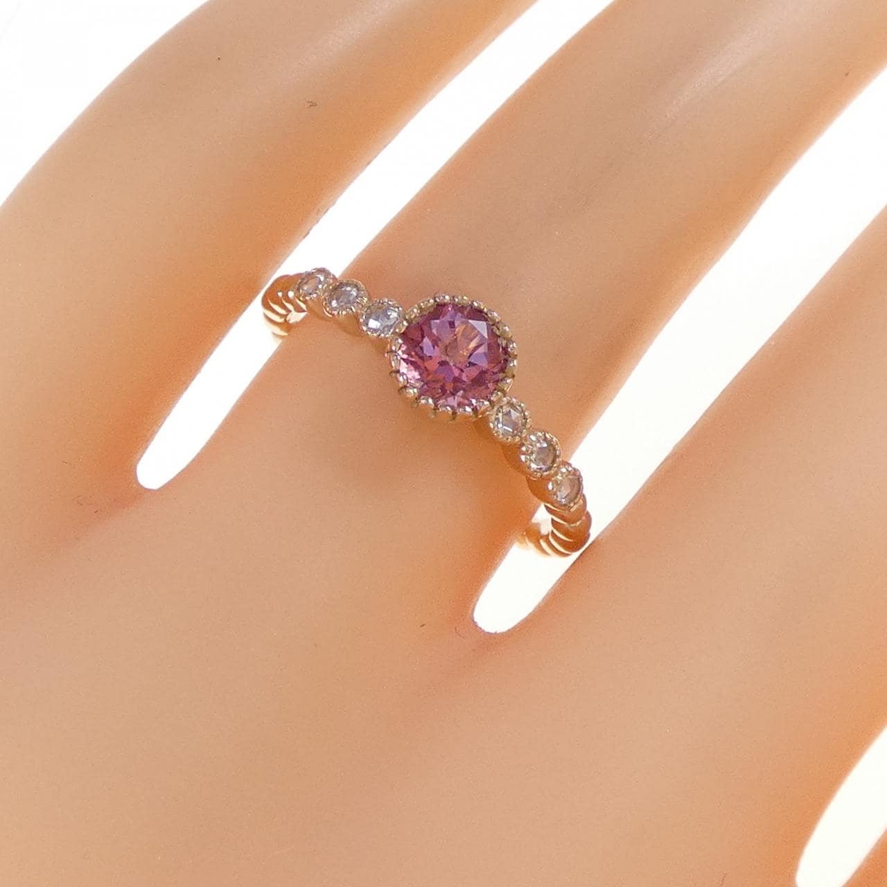 K18PG Topaz ring