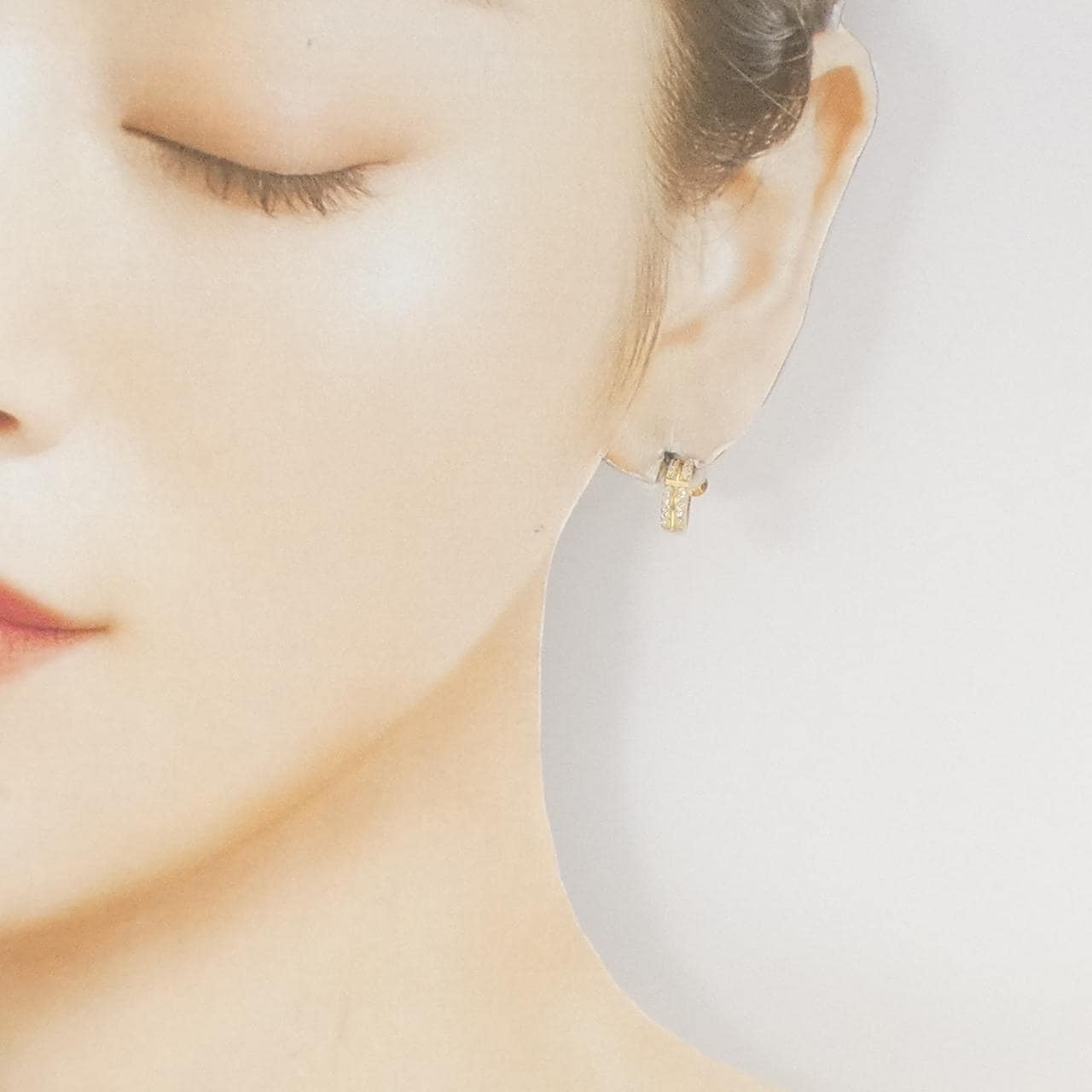 K18YG ダイヤモンド イヤリング 0.20CT