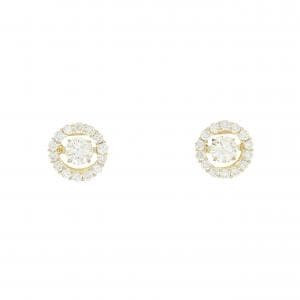 [BRAND NEW] K18YG Diamond earrings 0.249CT 0.237CT H SI1-2 VG-GOOD