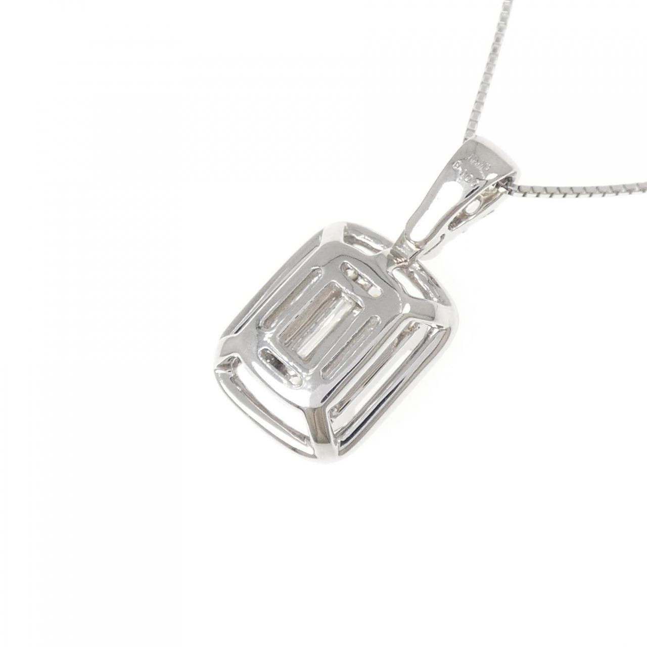 K18WG ダイヤモンド ネックレス 1.00CT