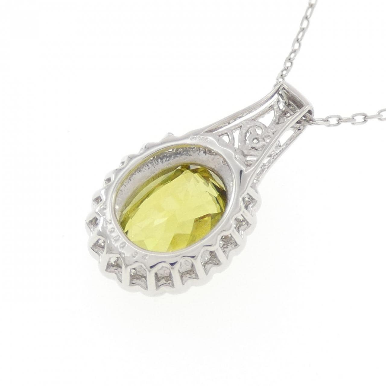 PT900/PT850 スフェーン ネックレス 3.29CT