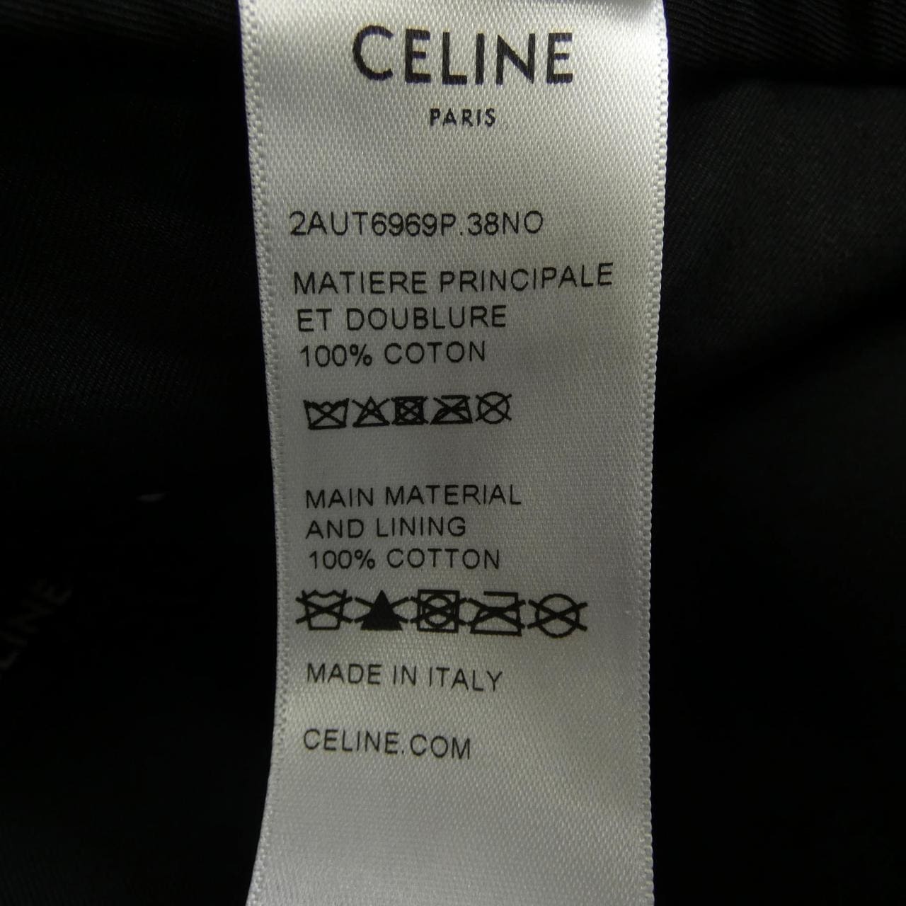 セリーヌ CELINE トリオンフベースボールキャップ 2AUT6969P キャップ