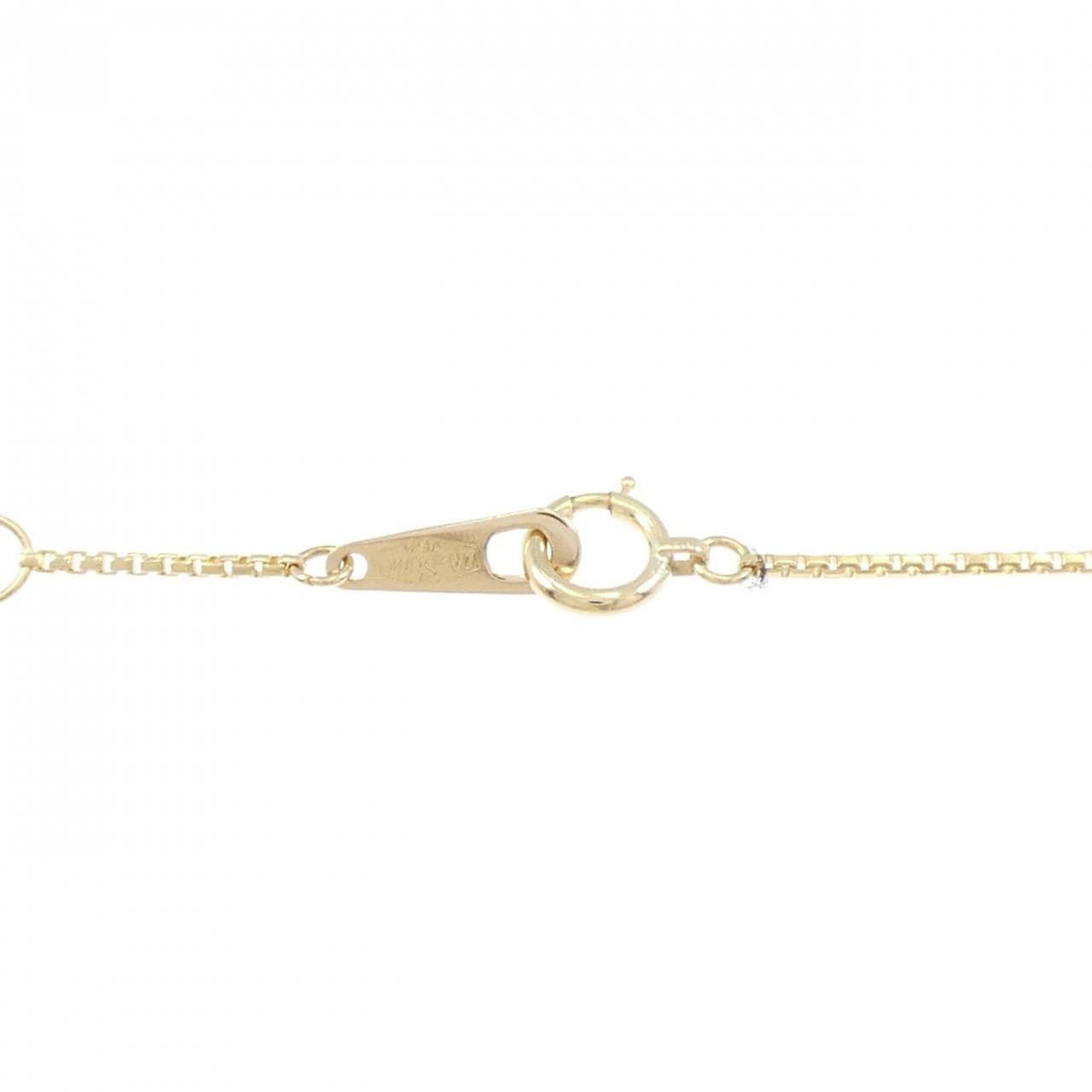 K18YG ルビー ネックレス