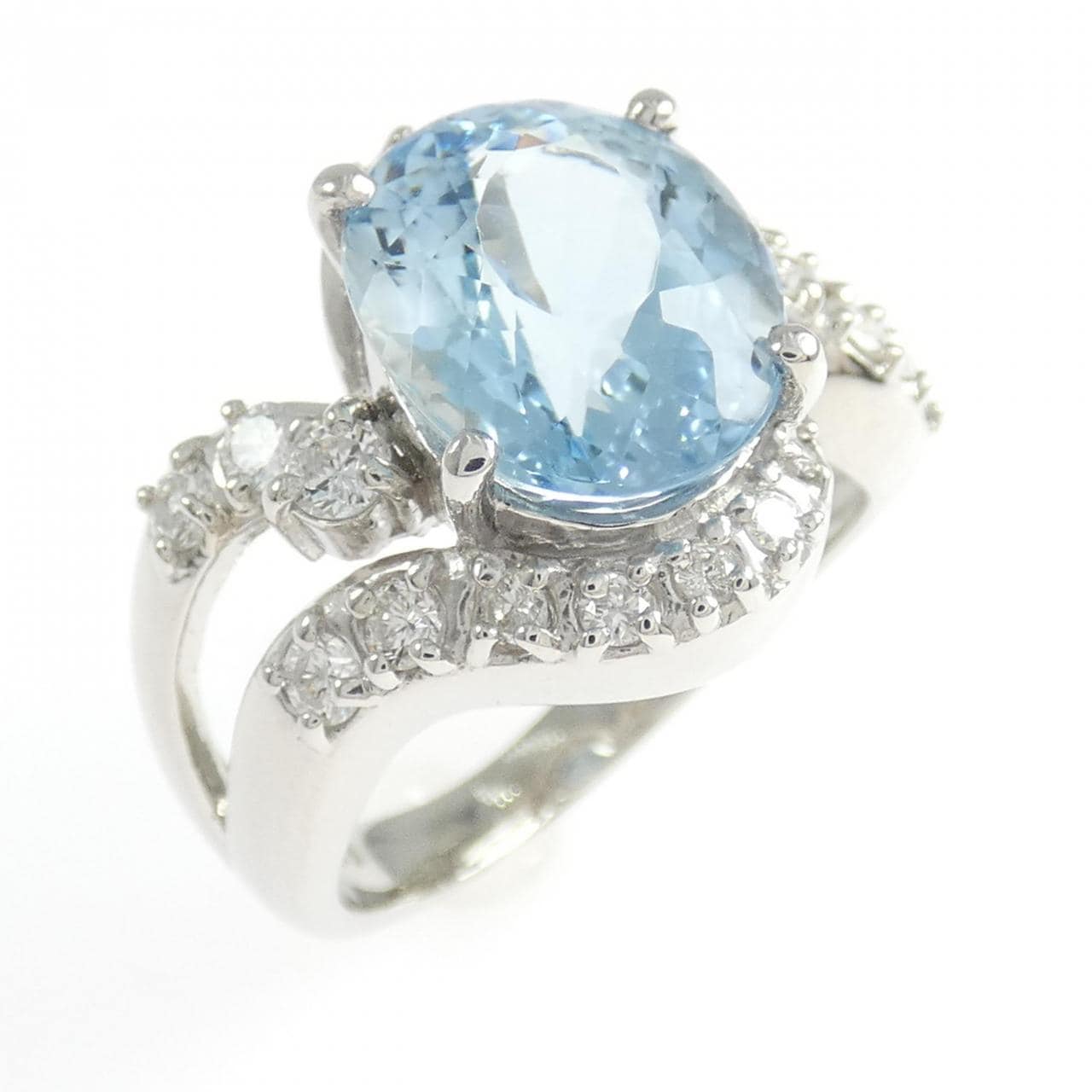 PT900 アクアマリン リング 4.42CT