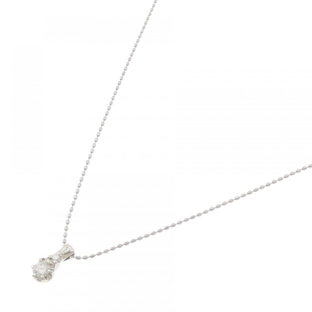 PT950/PT850 ダイヤモンド ネックレス 0.15CT