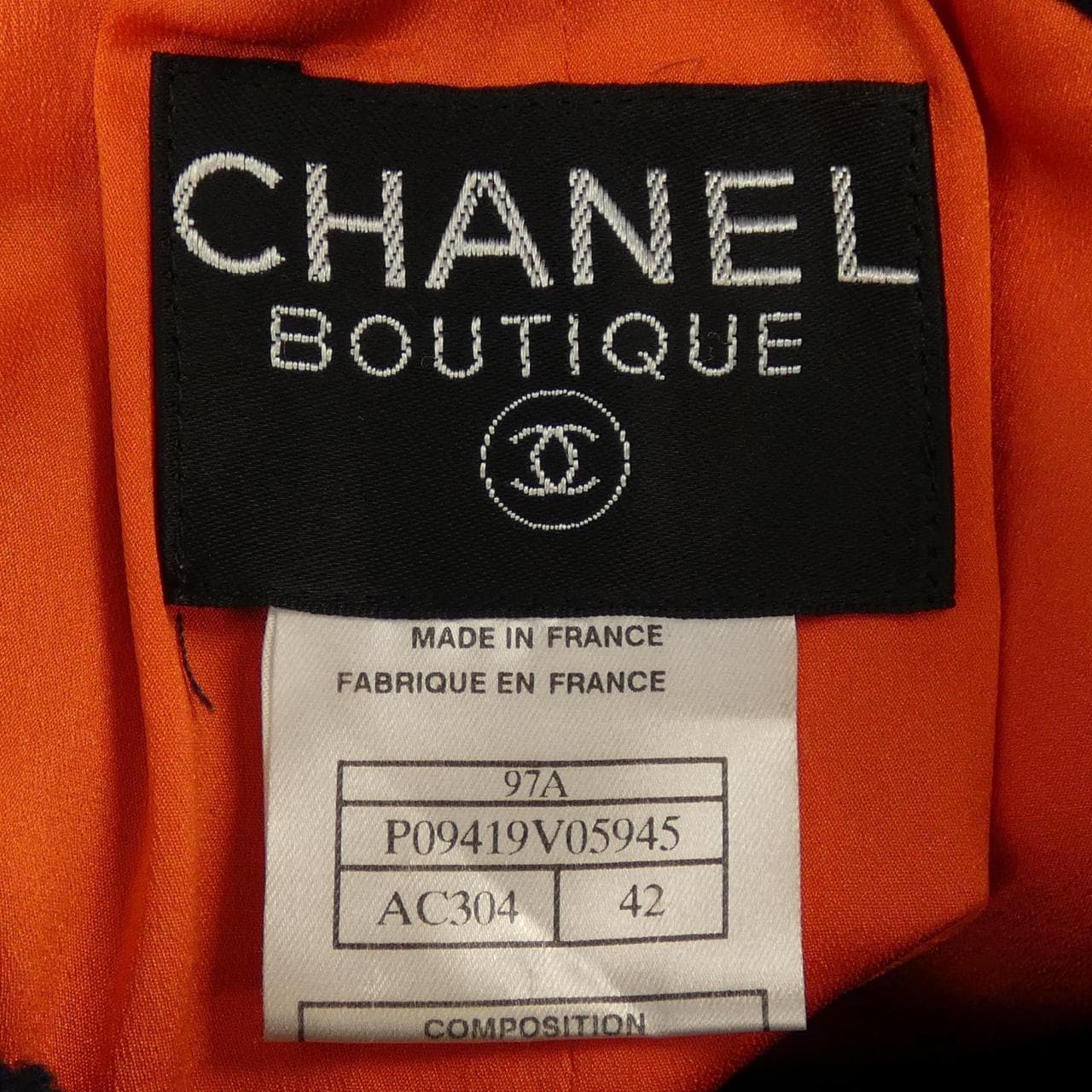 シャネル CHANEL ノーカラージャケット