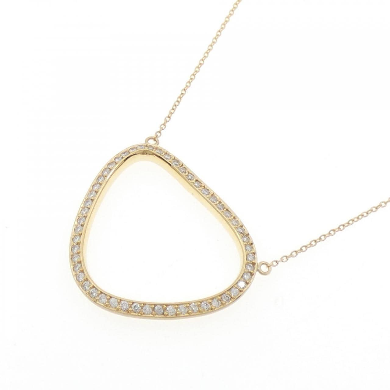 750YG Diamond Necklace 0.424CT