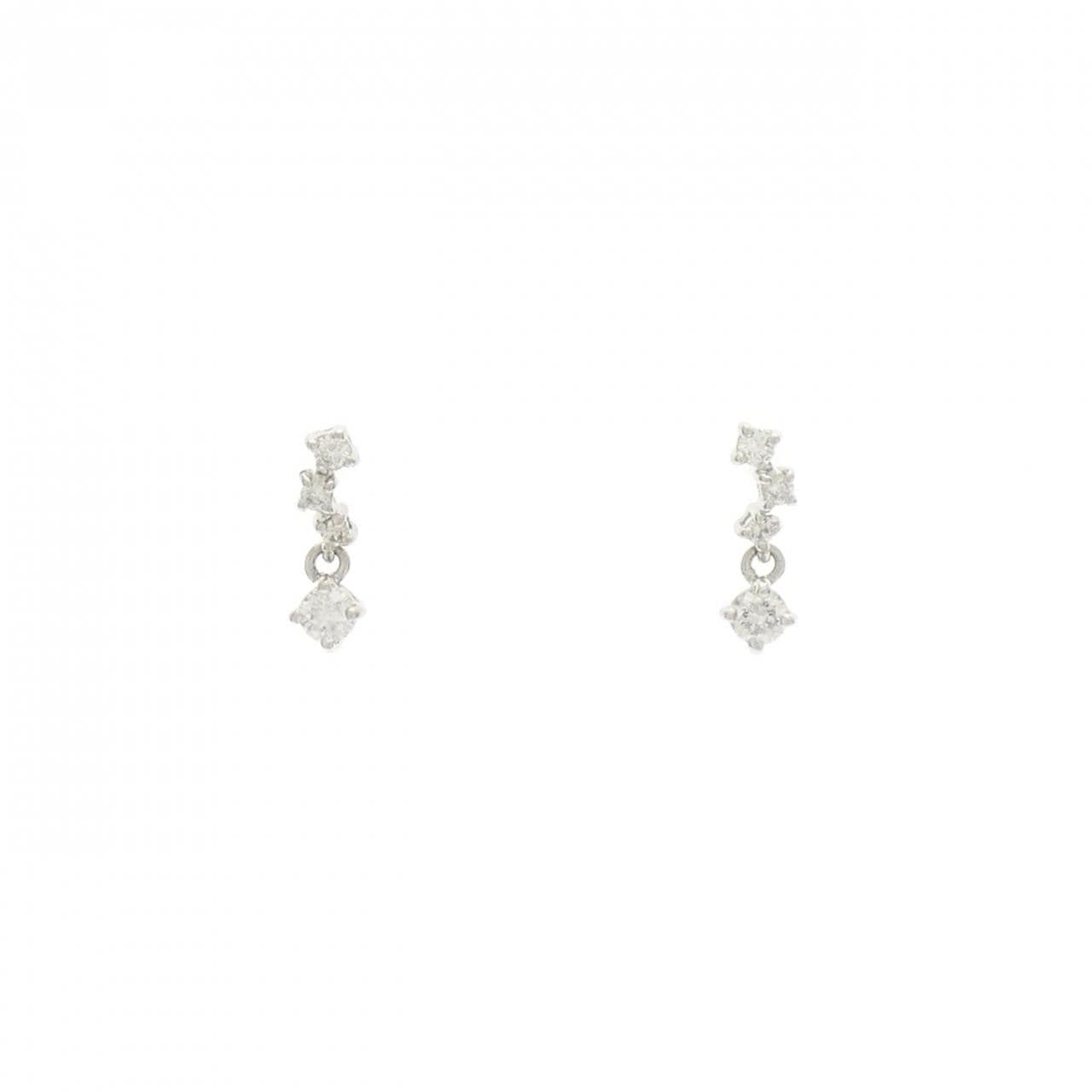 PT900 Diamond Earrings 0.28CT