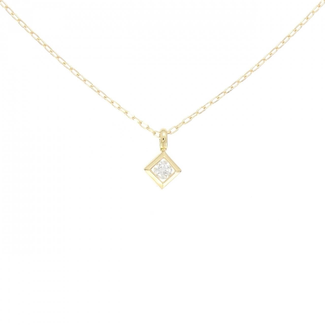 K18YG ダイヤモンド ネックレス 0.10CT