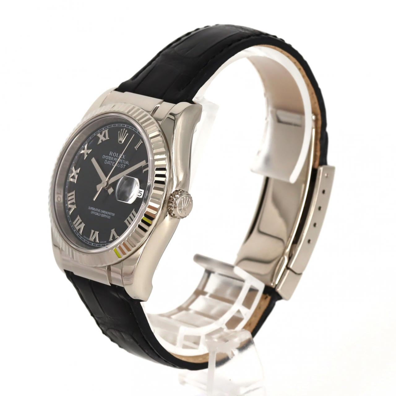 ロレックス デイトジャスト 116139 WG 自動巻 F番