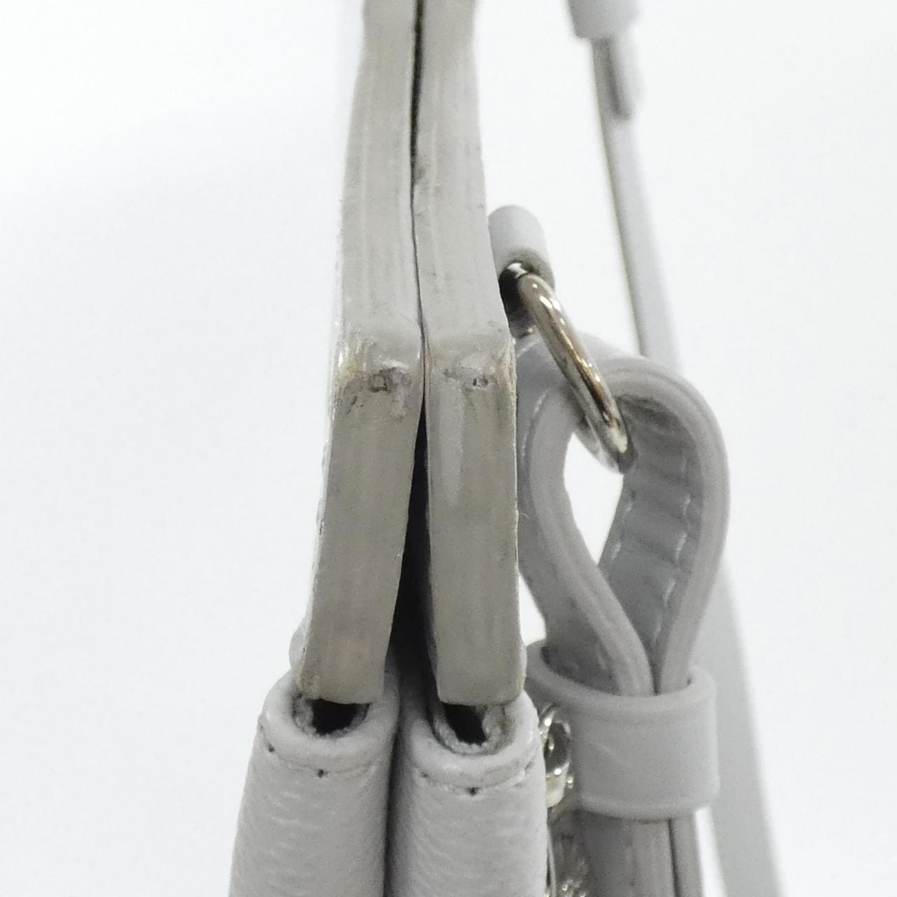 ルイヴィトン ホワイト モノグラム ロゴ フラット ヴェルティカル トート M44627 バッグ