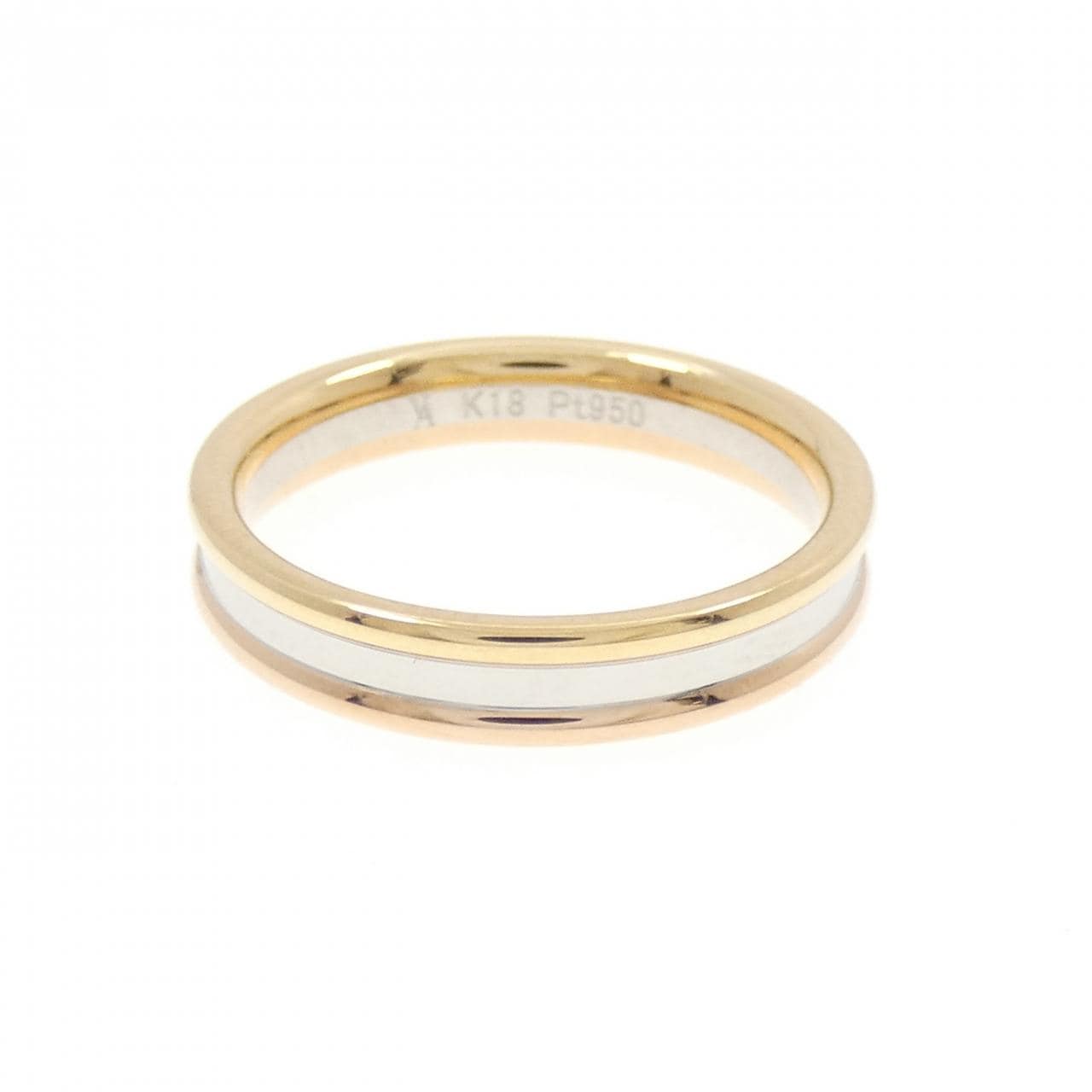 ヴァンドーム K18PG/PT950/K18YG リング