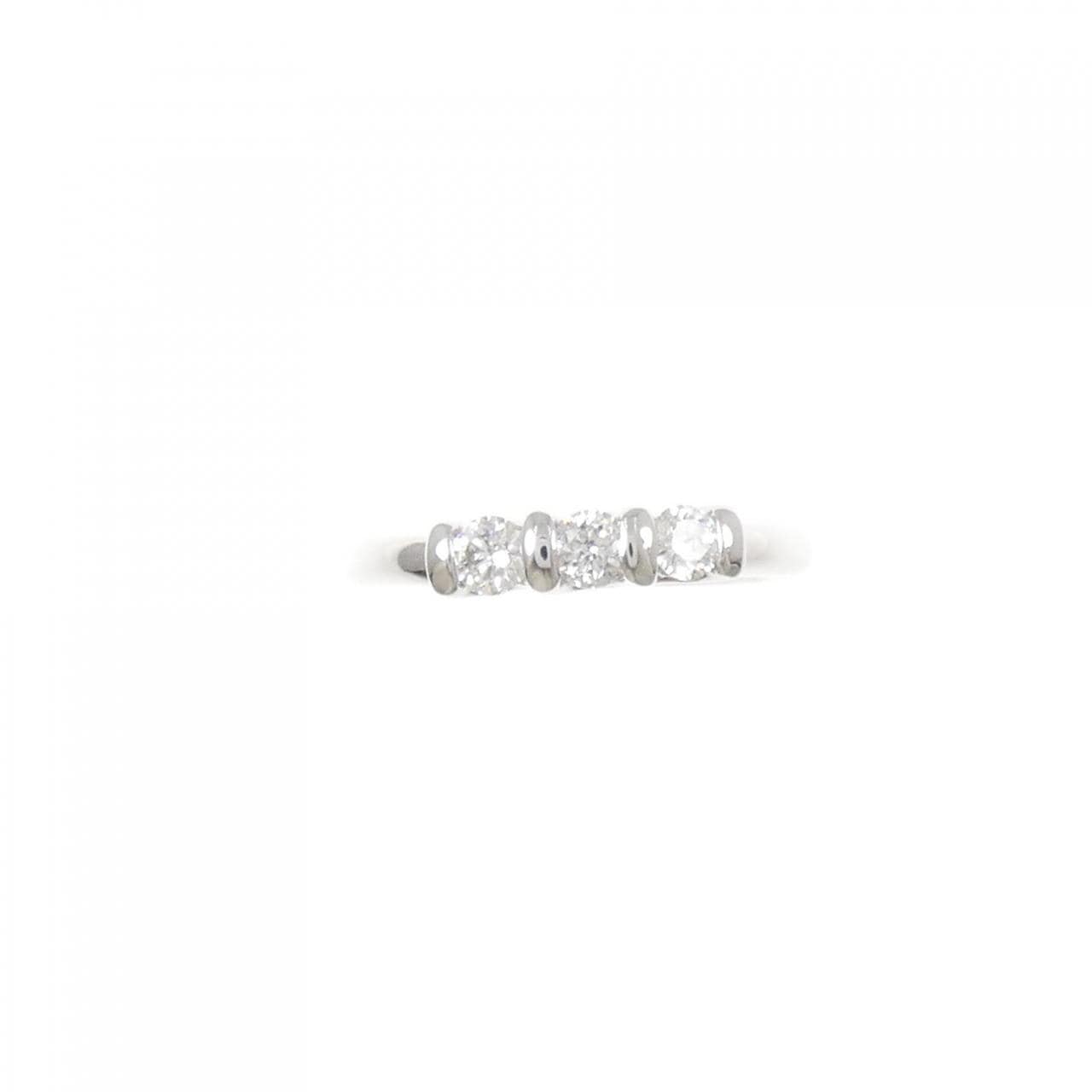 K18WG ダイヤモンド リング 0.35CT