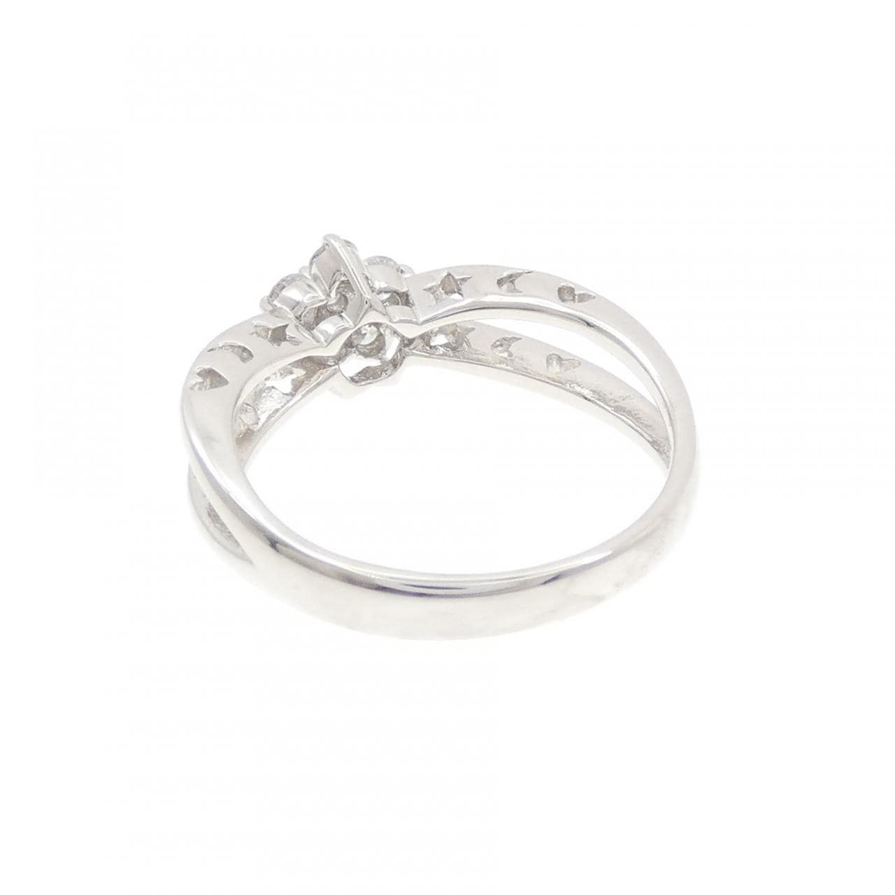 ポンテヴェキオ フラワー リング 0.30CT