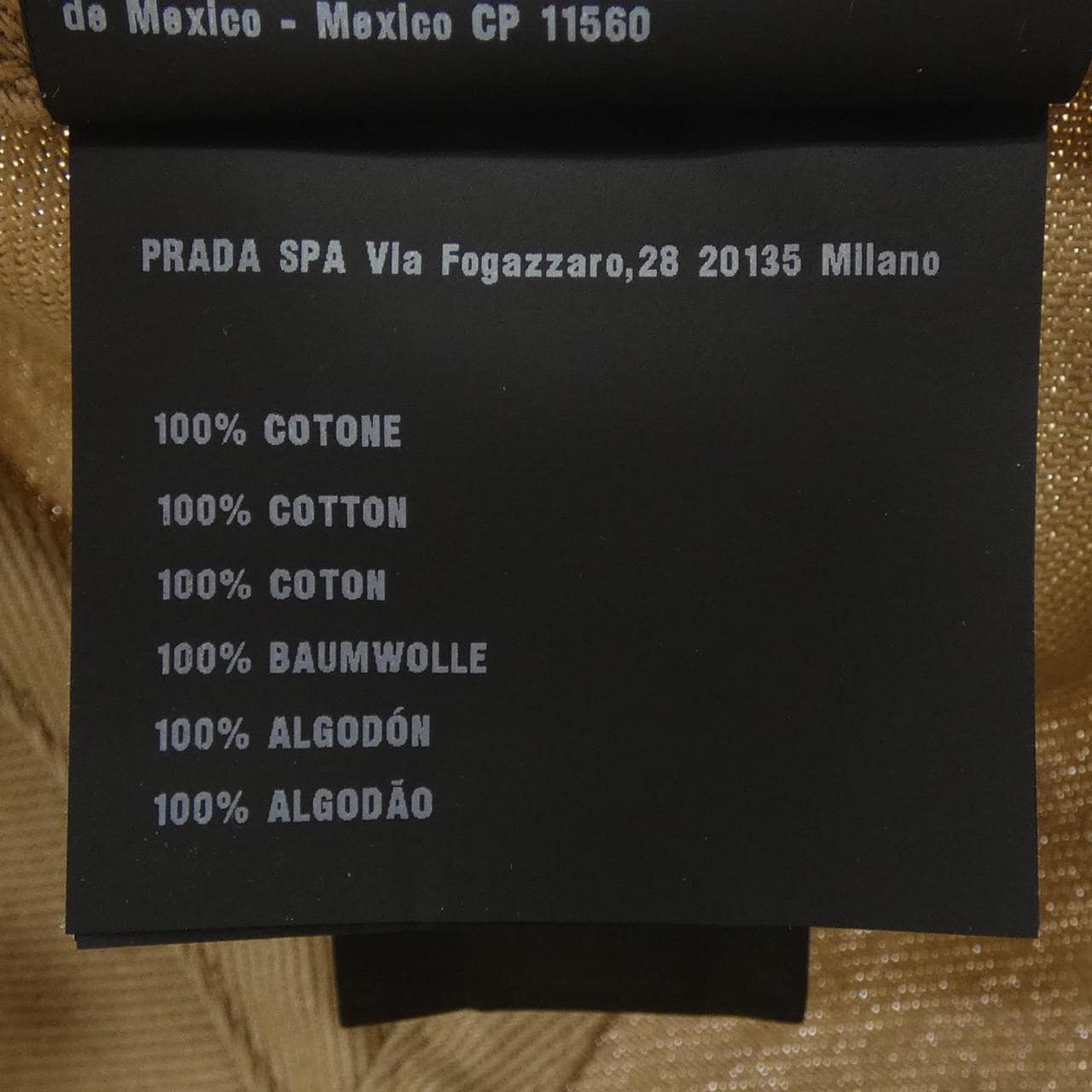 プラダ PRADA 2HC179 2FMB キャップ