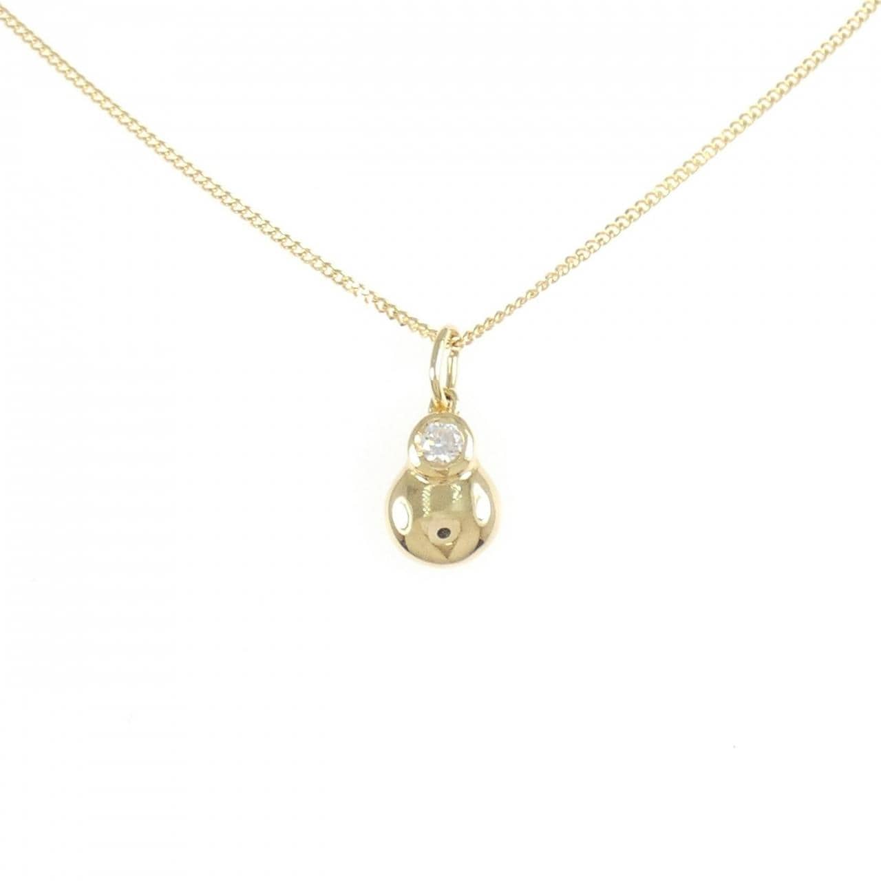 K18YG ダイヤモンド ネックレス 0.10CT
