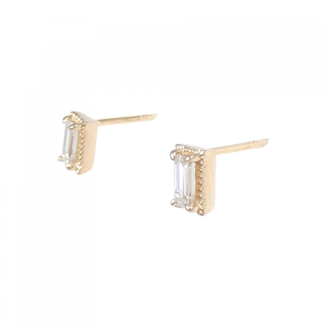 K18PG ダイヤモンド ピアス 0.20CT