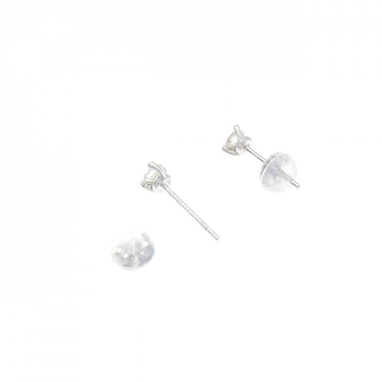 PT900 ダイヤモンド ピアス 0.30CT