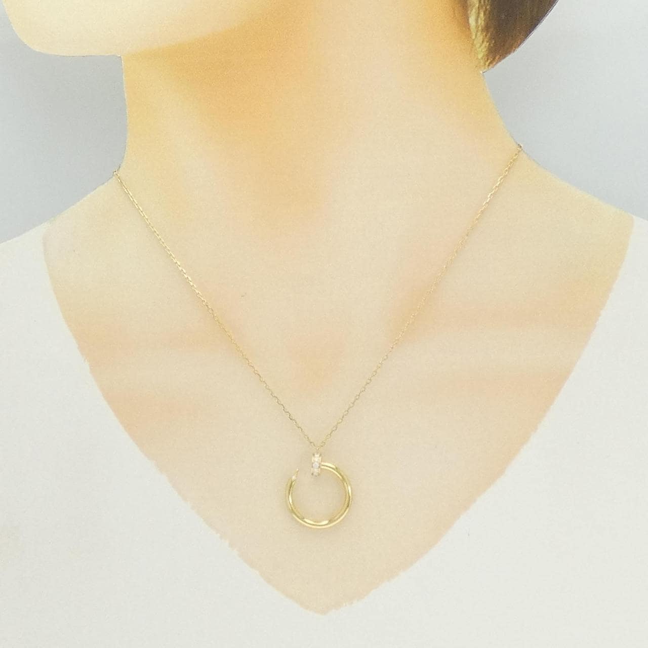 カルティエ ジュスト アン クル ネックレス