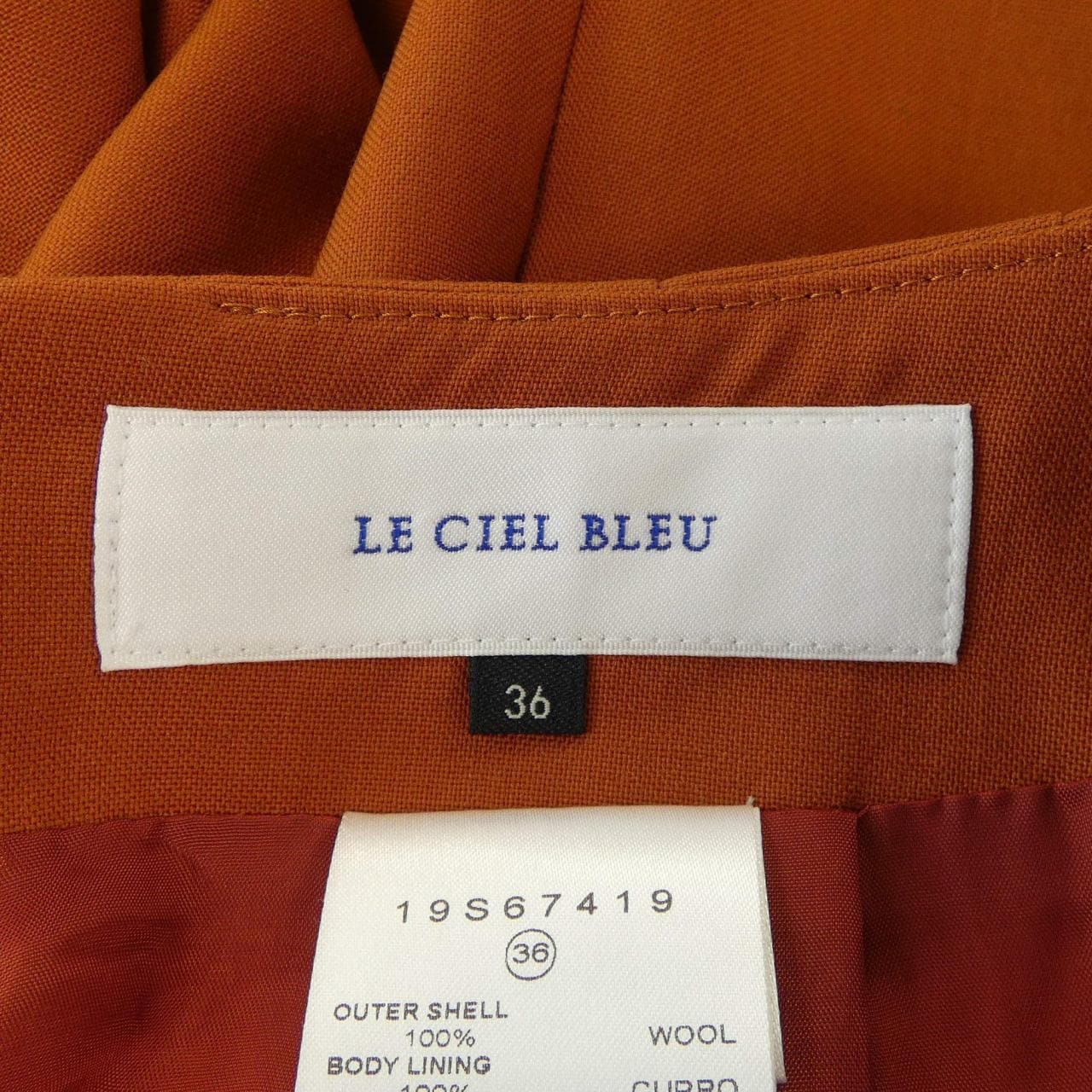 ルシェルブルー LE CIEL BLEU 19S67419 スカート