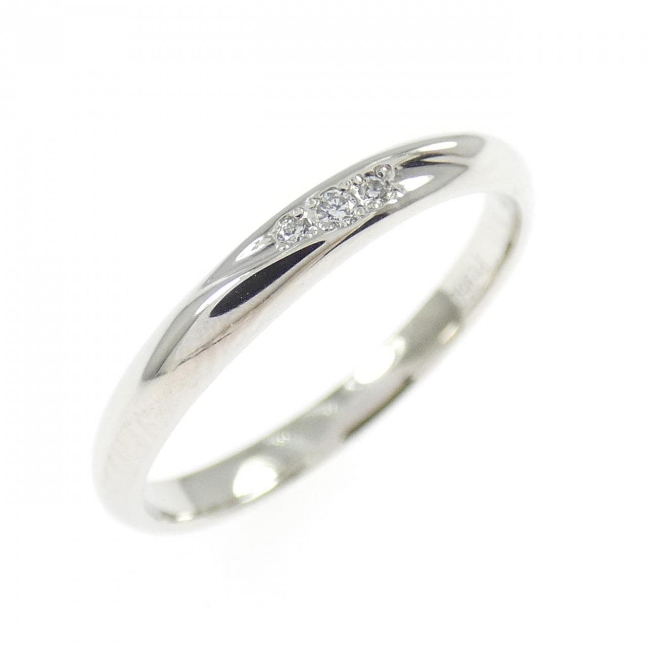 PT950 Diamond ring 0.01CT
