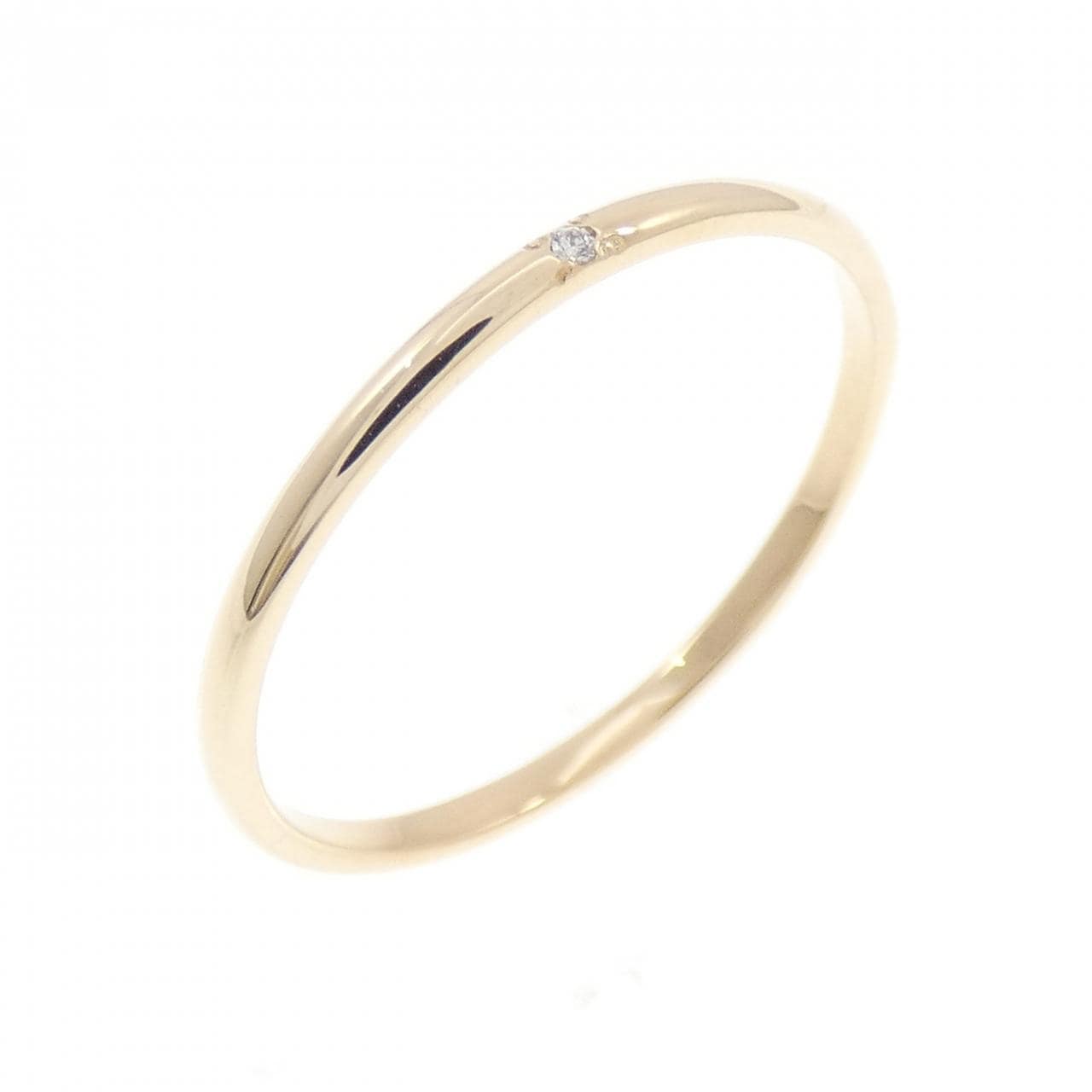 K10YG ダイヤモンド リング 0.005CT