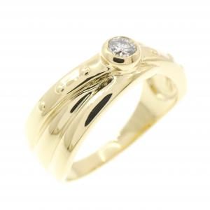K18YG ダイヤモンド リング 0.13CT