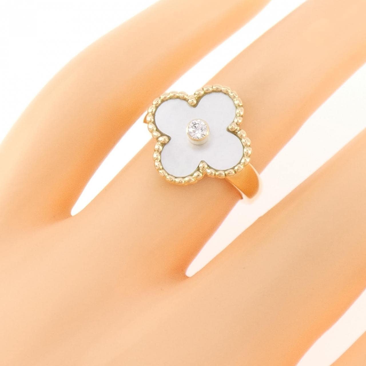 ヴァンクリーフ&アーペル ヴィンテージアルハンブラ リング